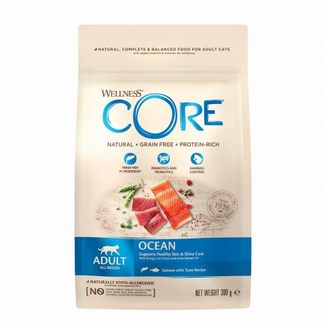 Wellness CORE Ocean łosoś, tuńczyk adult 300 g