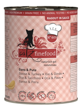 Catz Finefood Ragout gęś, indyk w sosie 380 g