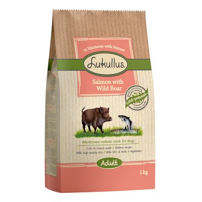 Lukullus dzik, łosoś adult 1 kg