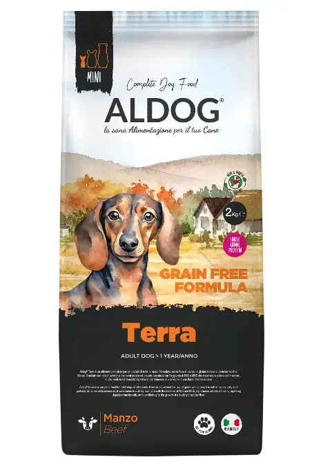 Aldog Grain Free Terra wołowina małe rasy 2 kg