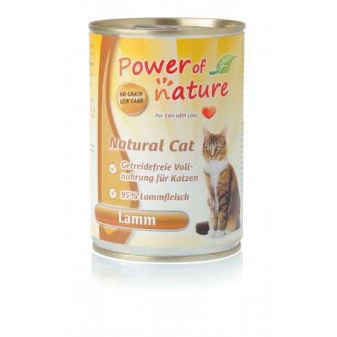 Power Of Nature Natural Cat jagnięcina 400 g