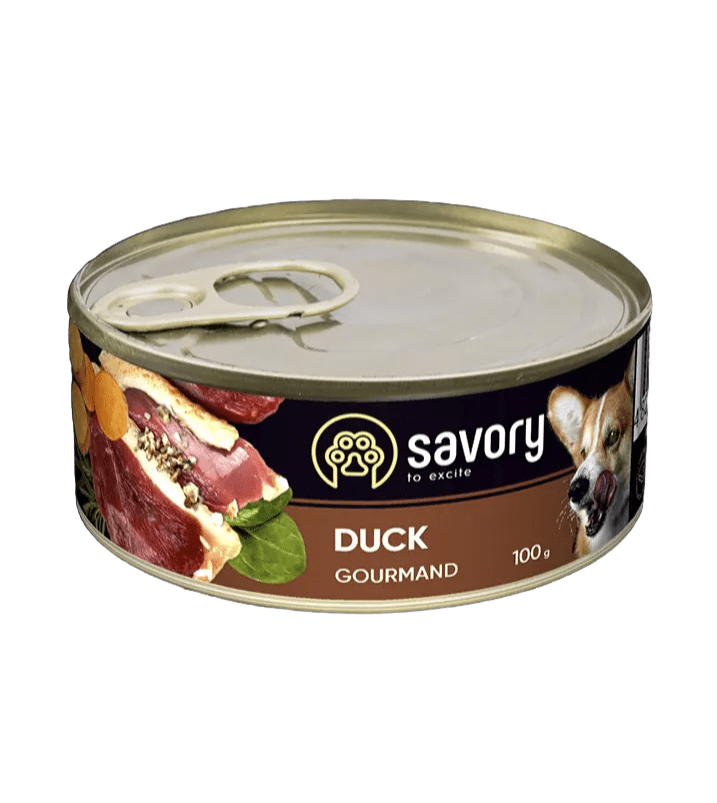 Savory kaczka adult 100 g × 24