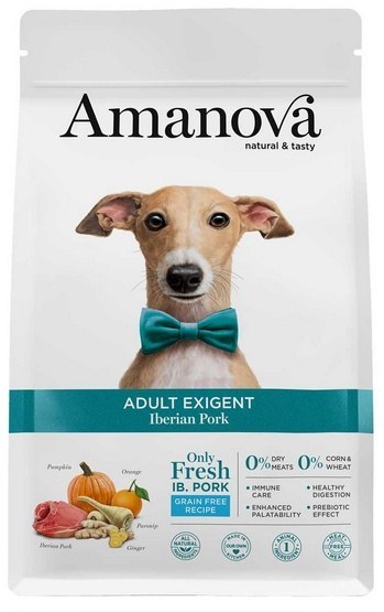 Amanova Exigent wieprzowina adult małe rasy 2 kg