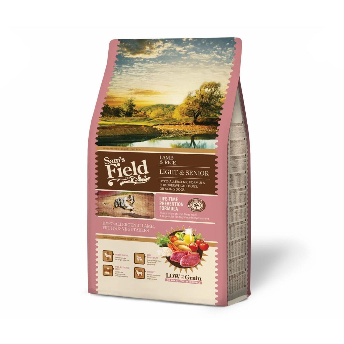 Sam's Field Light & Senior jagnięcina senior 2,5 kg