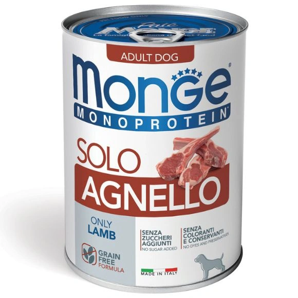 Monge Dog Solo jagnięcina 400 g