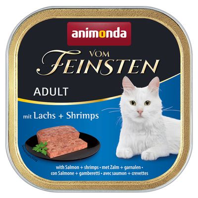 Animonda Vom Feinsten Sensitive krewetki, łosoś pasztet adult 100 g × 6