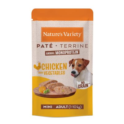 Nature's Variety Paté No Grain kurczak adult małe rasy 150 g × 8
