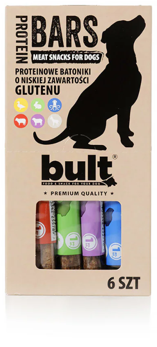Bult Bar jagnięcina, kaczka, kalmar, koza, królik, wołowina 38 g × 6