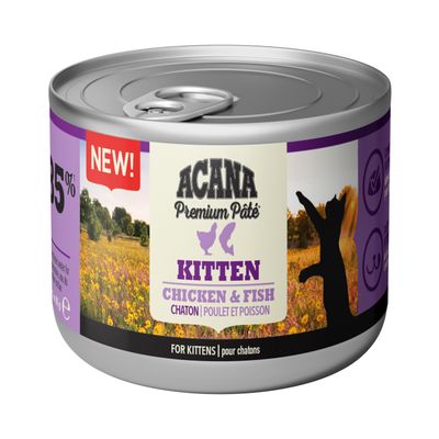 Acana Premium Paté kurczak, ryby pasztet kitten 85 g × 8