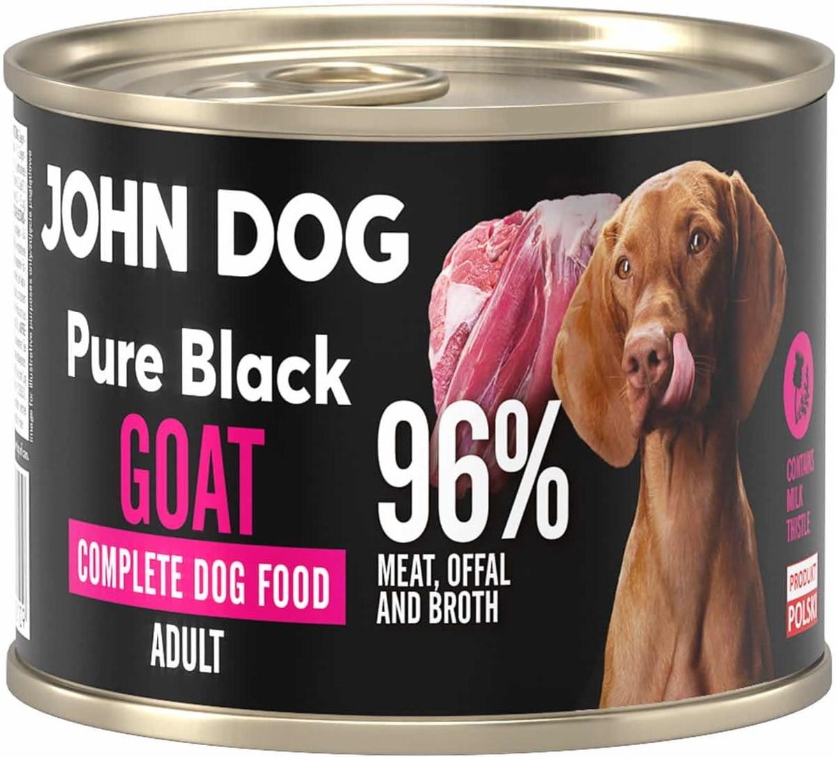John Dog Pure Black kozina adult 200 g