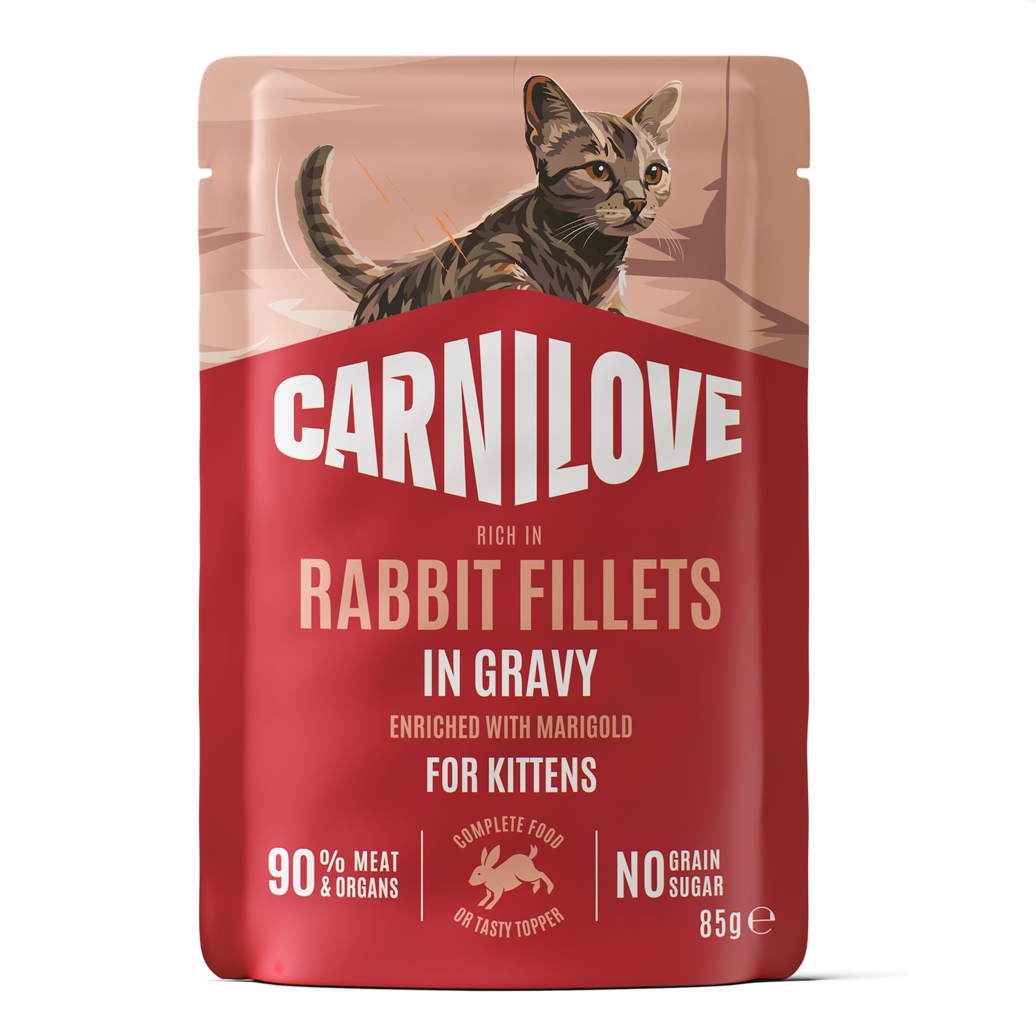 Carnilove królik w sosie kitten 85 g