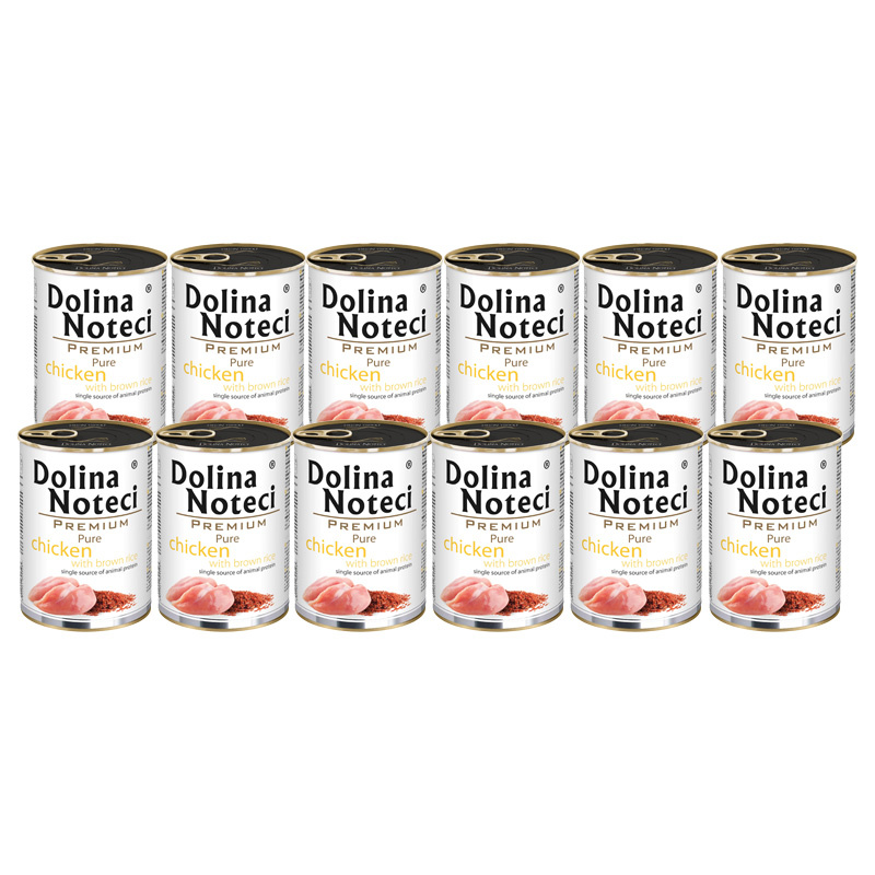 Dolina Noteci Premium Pure kurczak z ryżem adult 400 g × 12