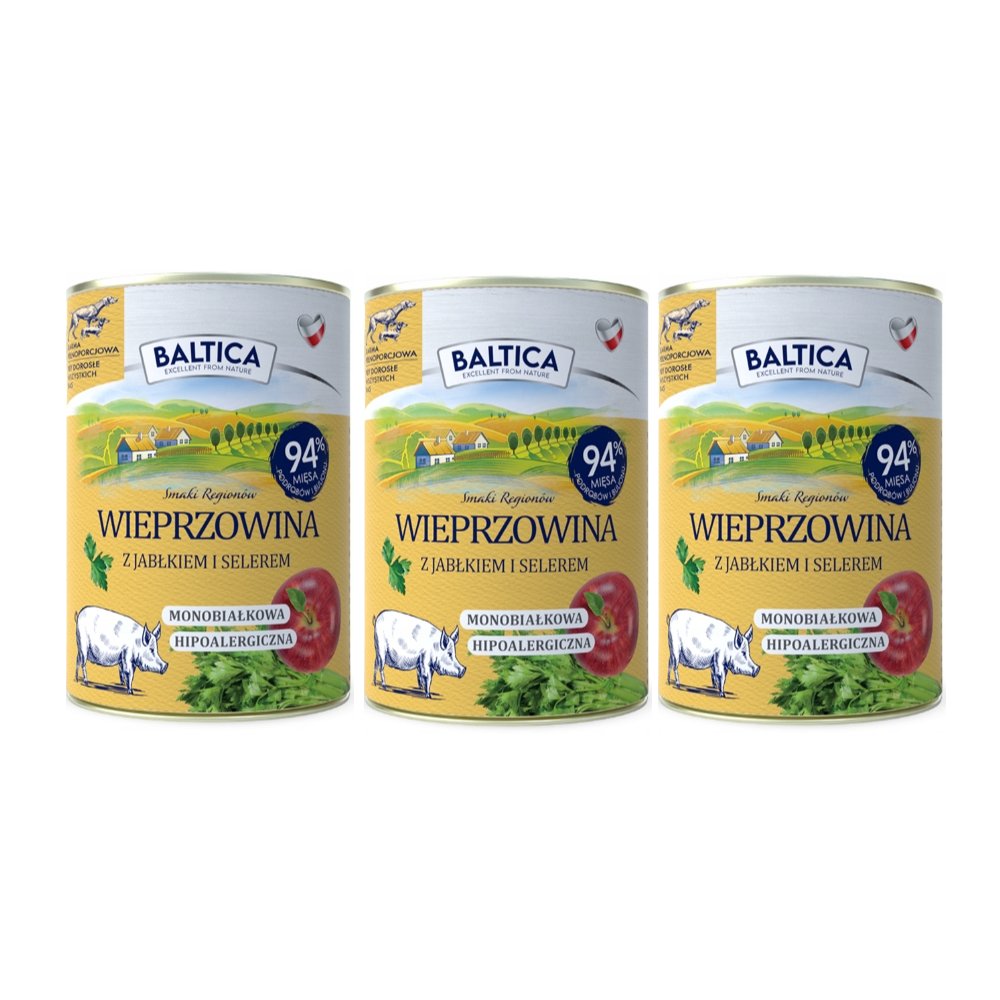 Baltica Smaki Regionów wieprzowina 400 g × 3