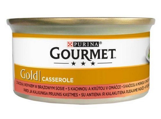 Purina Gourmet Gold indyk, kaczka 85 g