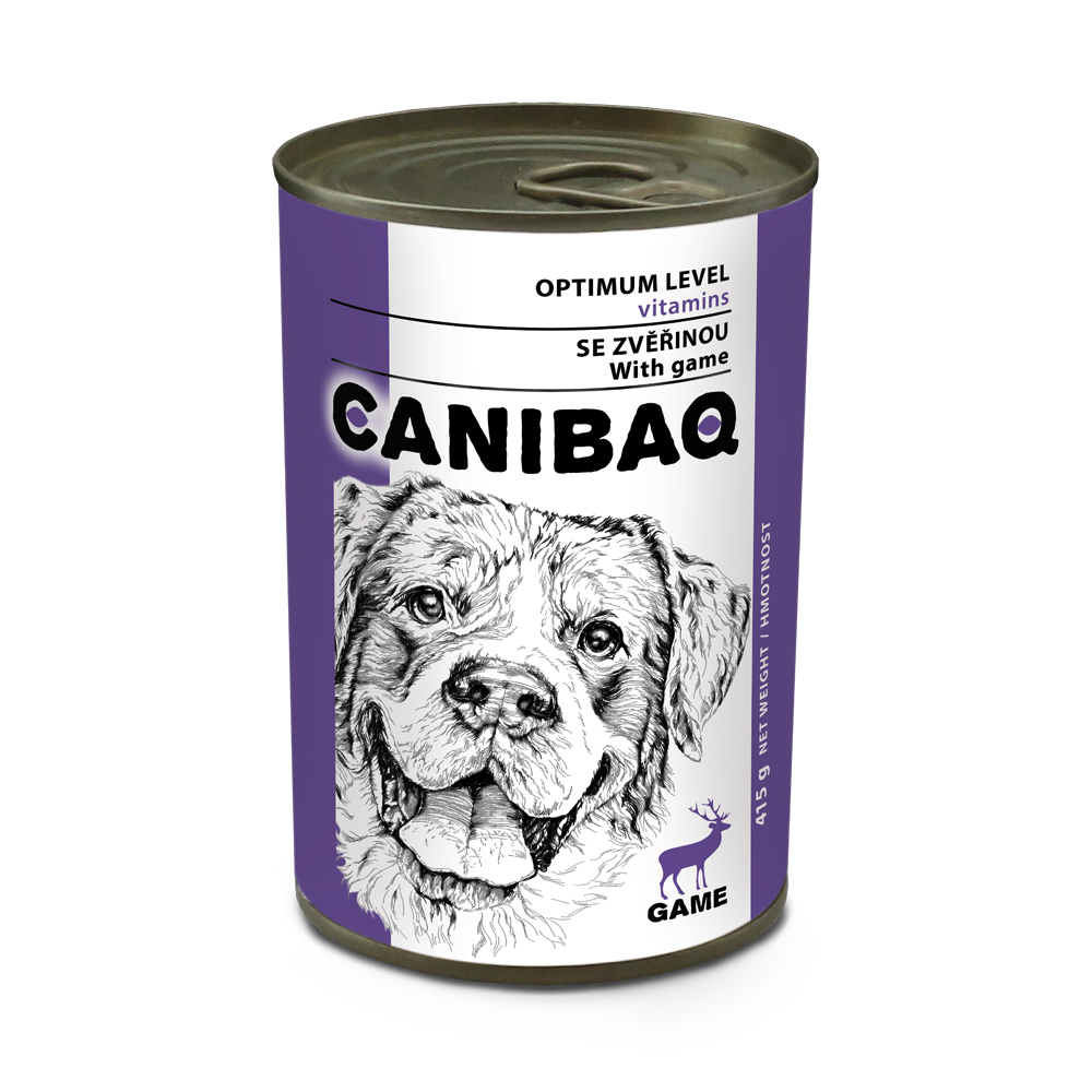 CANIBAQ Classic dziczyzna adult 415 g
