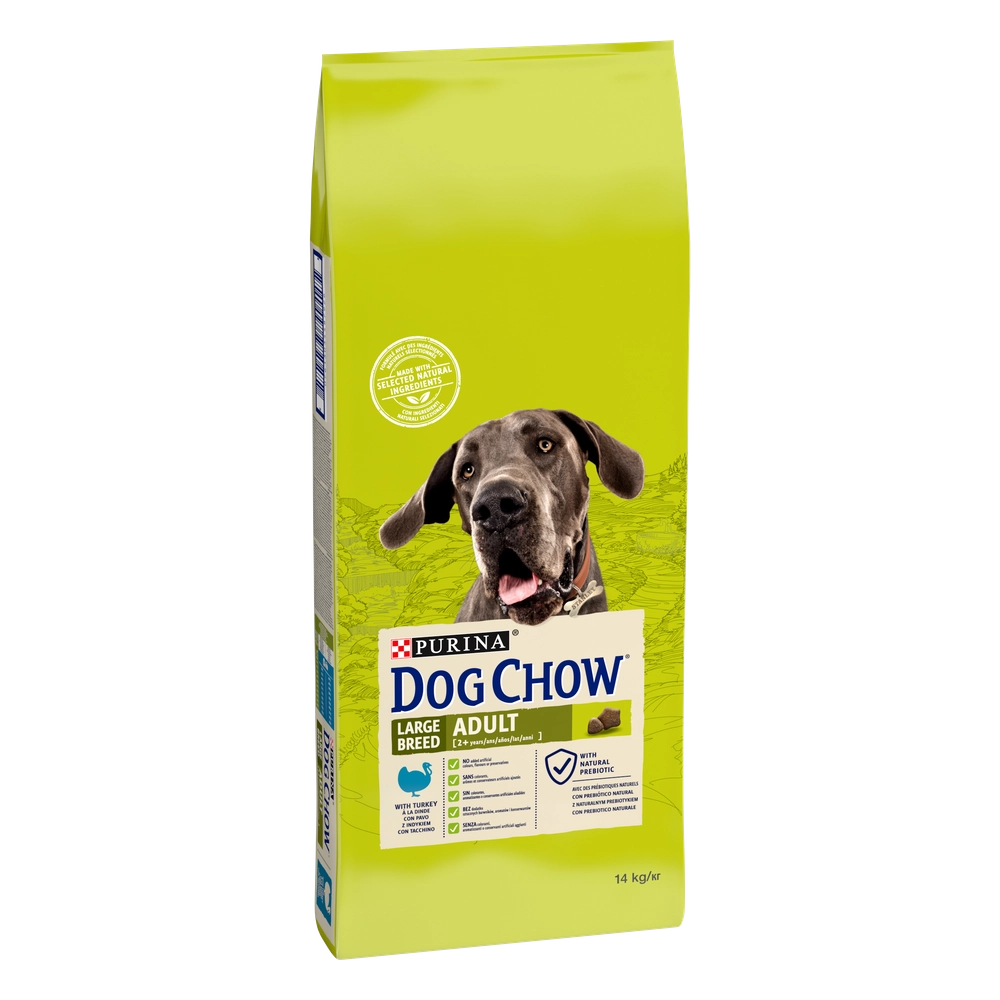 Purina Dog Chow indyk adult duże rasy 14 kg