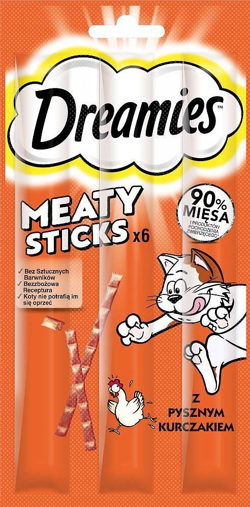 Dreamies Meaty Sticks kurczak adult 30 g × 14