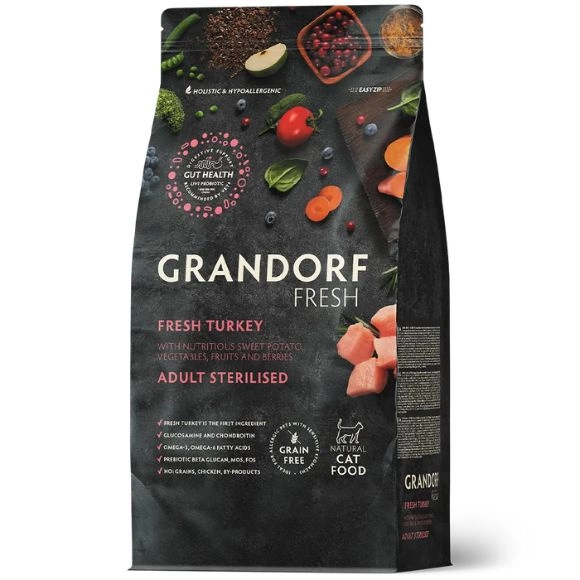 Grandorf Fresh Sterilised indyk z batatem adult 400 g