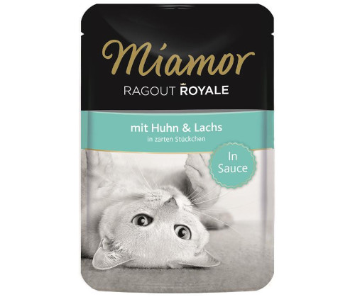 Miamor Ragout Royale kurczak, łosoś w sosie 100 g