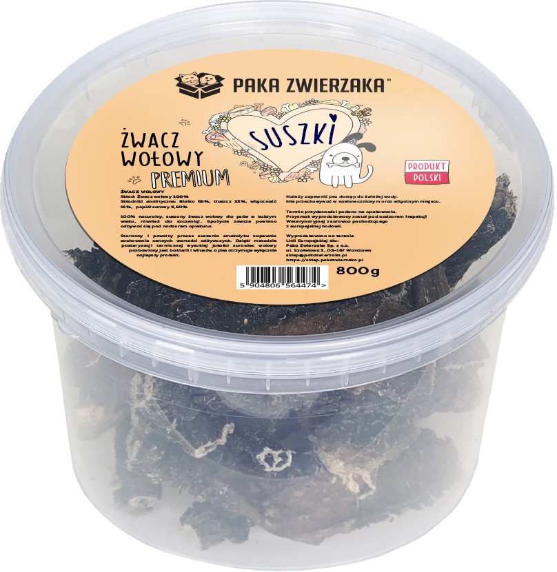 Paka Zwierzaka Suszki wołowina 800 g
