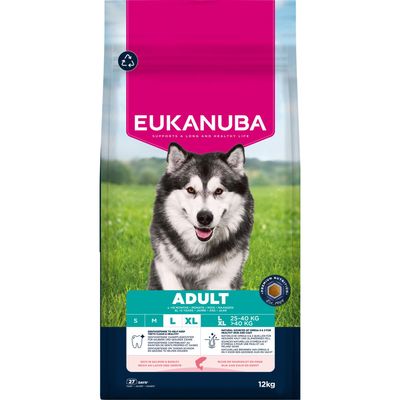 Eukanuba łosoś adult duże rasy 12 kg