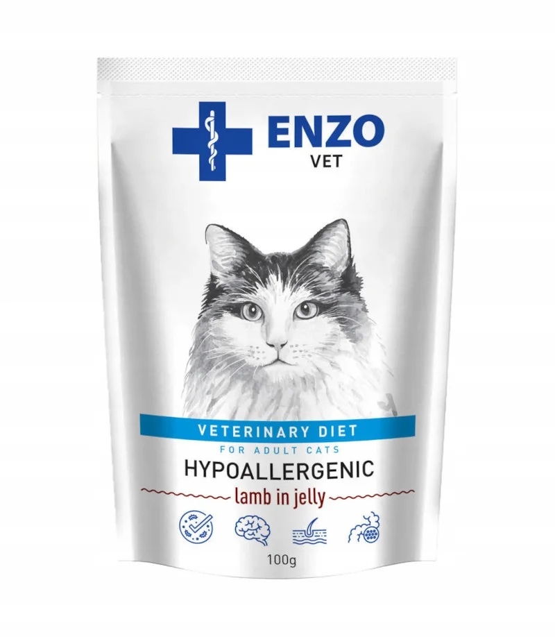 Enzo Vet Hypoallergenic Sensitive jagnięcina w galaretce adult 100 g