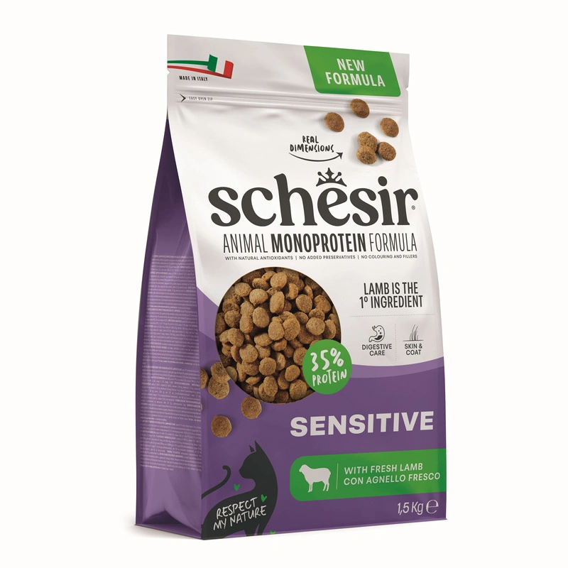 Schesir Animal Monoprotein Formula Sensitive jagnięcina adult 1,5 kg