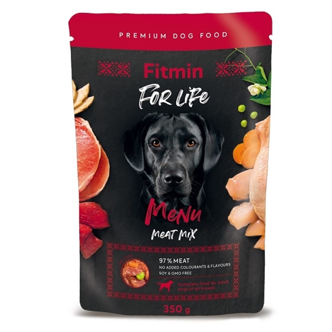 Fitmin For Life drób, wieprzowina, wołowina adult 350 g