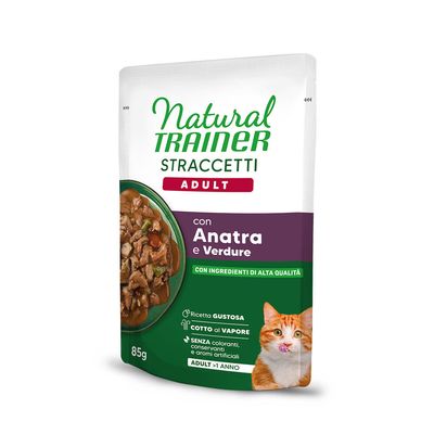 Trainer Straccetti kaczka w sosie adult 85 g × 22