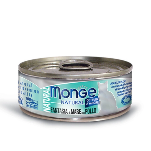 Monge Natural owoce morza z kurczakiem w sosie adult 80 g
