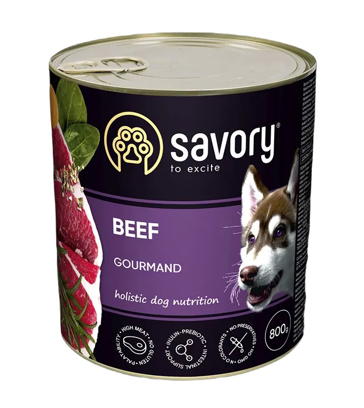 Savory wołowina adult 200 g × 4