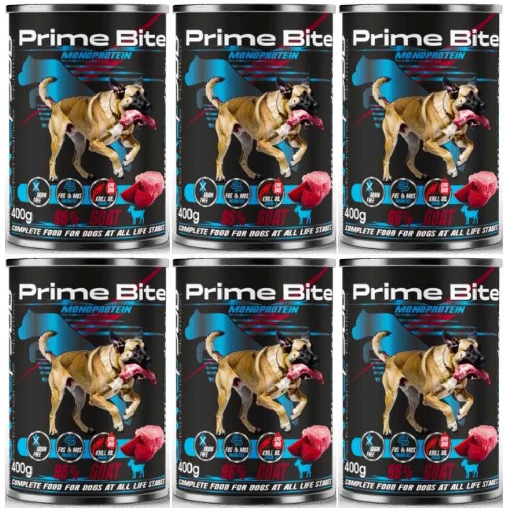 Game Dog Prime Bite kozina 400 g × 6