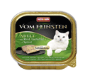 Animonda Vom Feinsten wołowina, łosoś z szpinakiem kawałki adult 100 g × 32