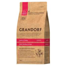 Grandorf indyk, jagnięcina adult średnie rasy, duże rasy 1 kg