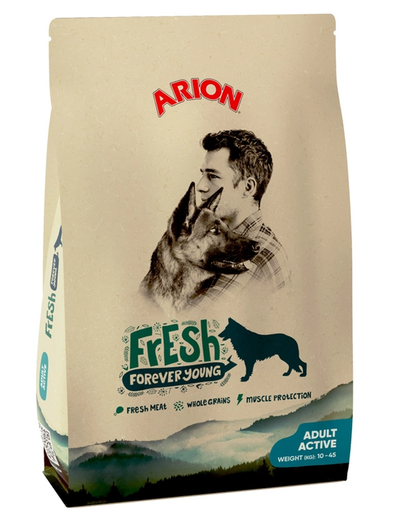Arion Fresh kurczak dla aktywnych psów dorosłych 12 kg