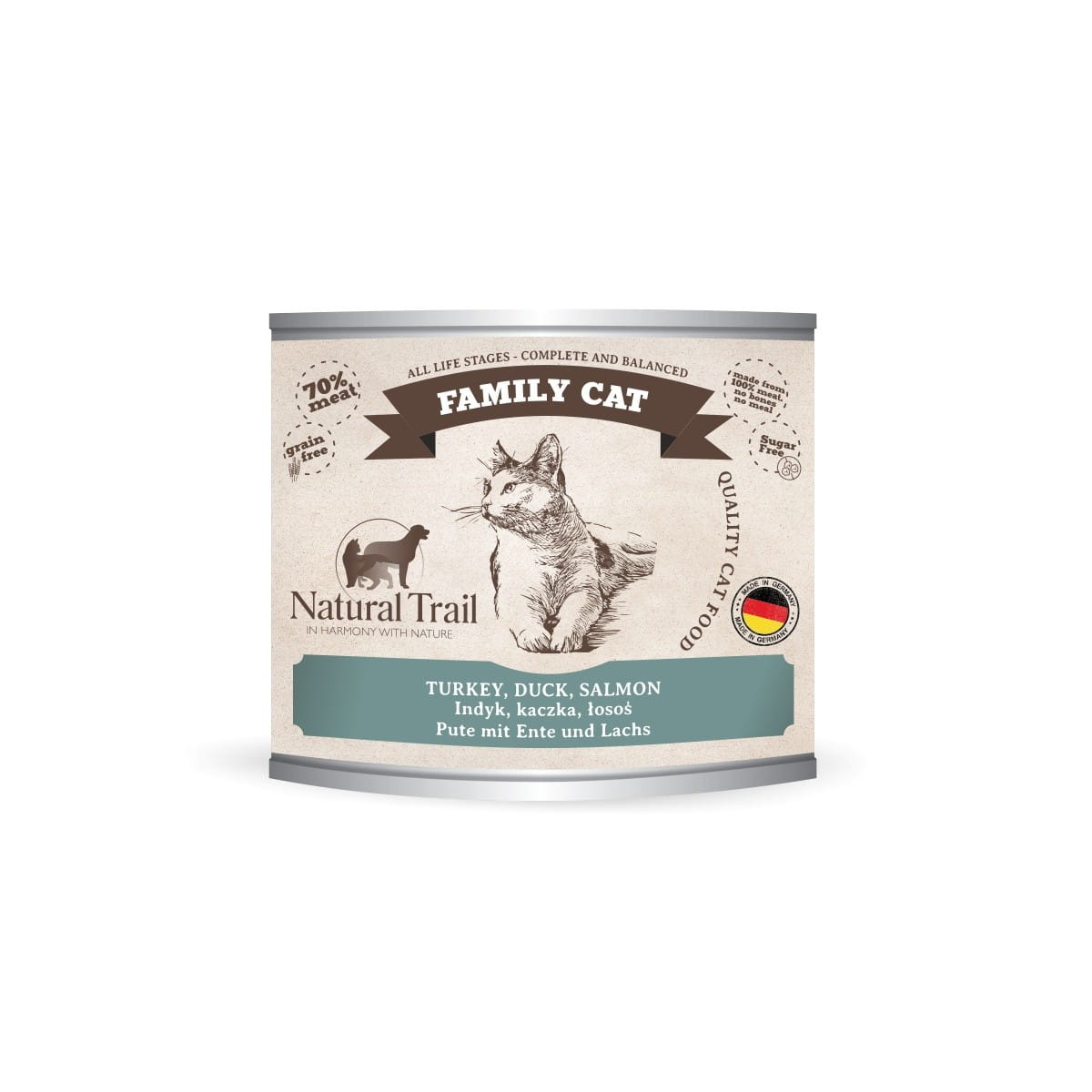 Natural Trail Family Cat mix smaków pasztet 200 g