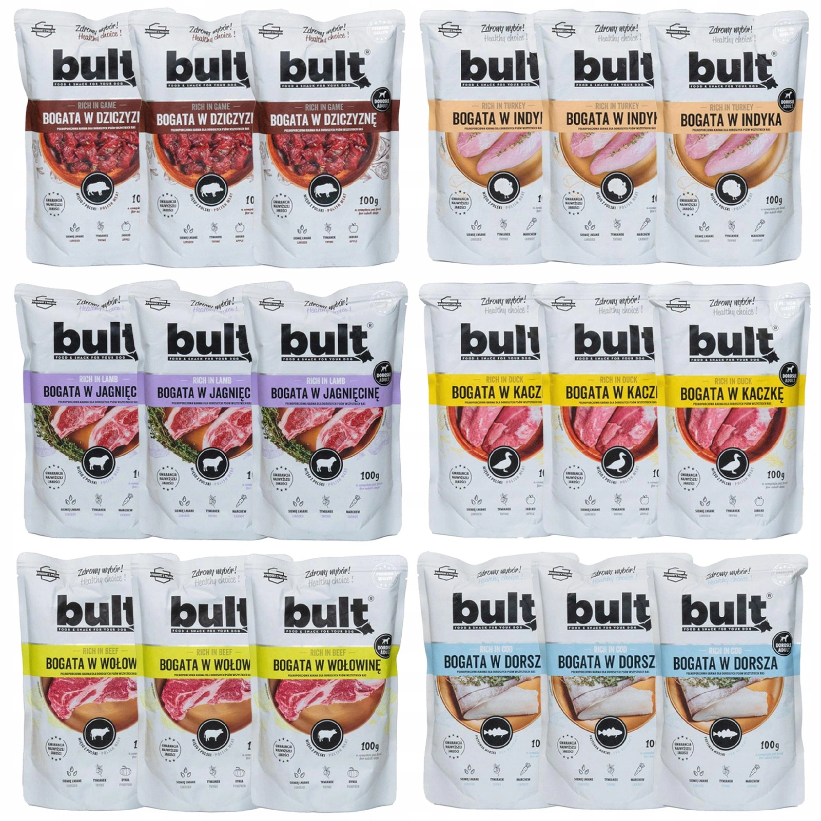 Bult mix smaków 100 g × 18