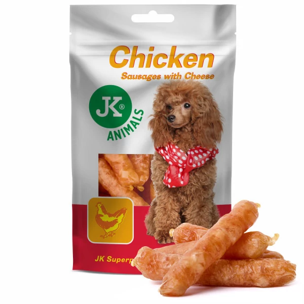 JK Animals Meat Snack kurczak, ser 80 g