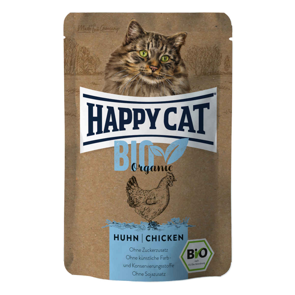 Happy Cat Bio Organic kurczak w sosie adult 85 g