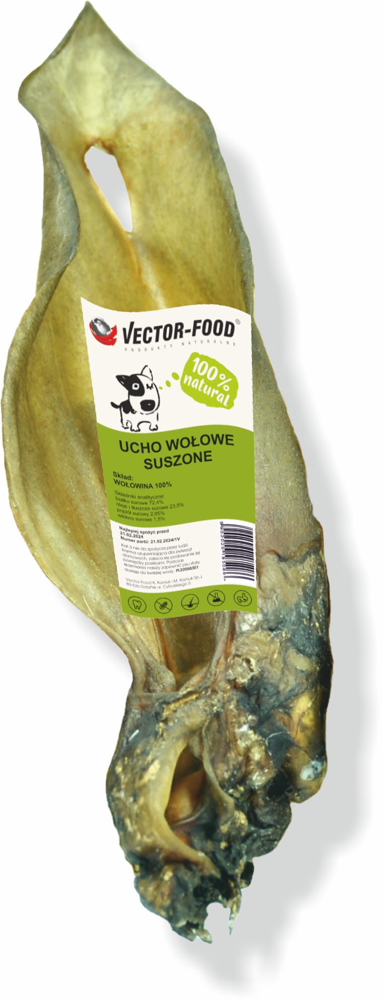 Vector-Food ucho wołowe