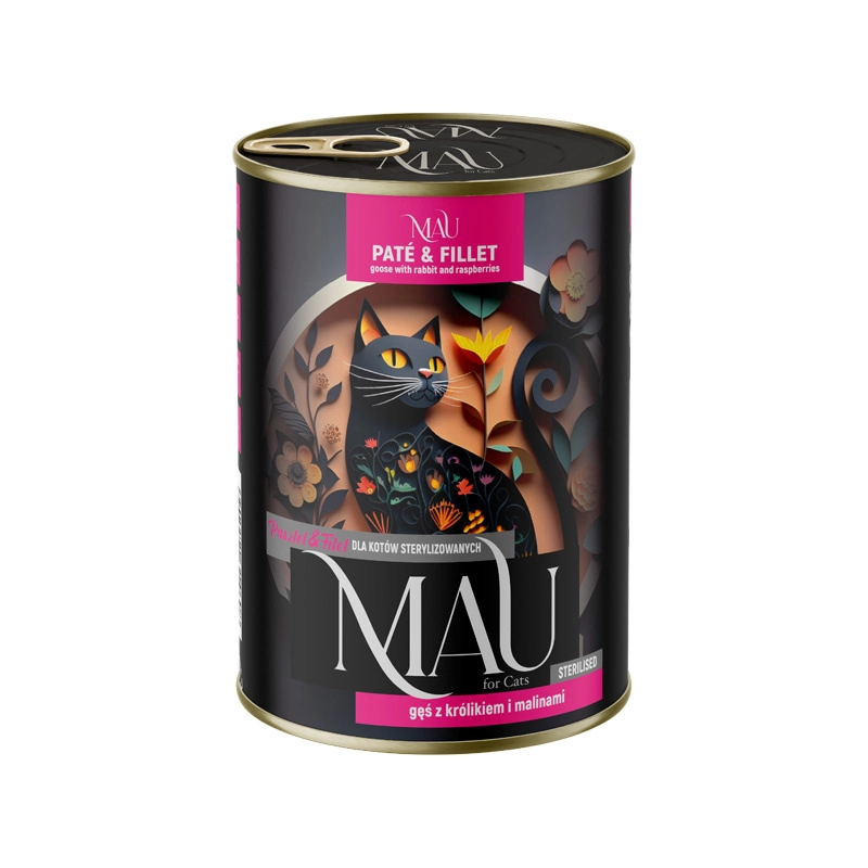 Dolina Noteci Mau Sterilised gęś z królikiem i malinami pasztet 400 g
