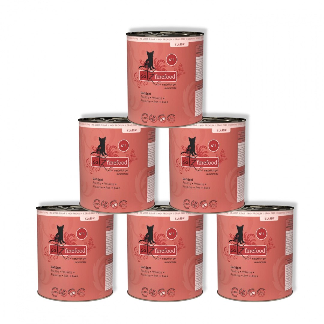 Catz Finefood Classic drób 800 g × 6