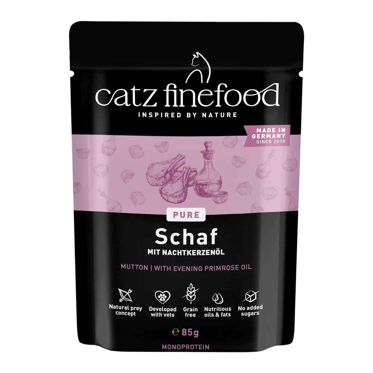 Catz Finefood Purrrr owca kawałki 85 g