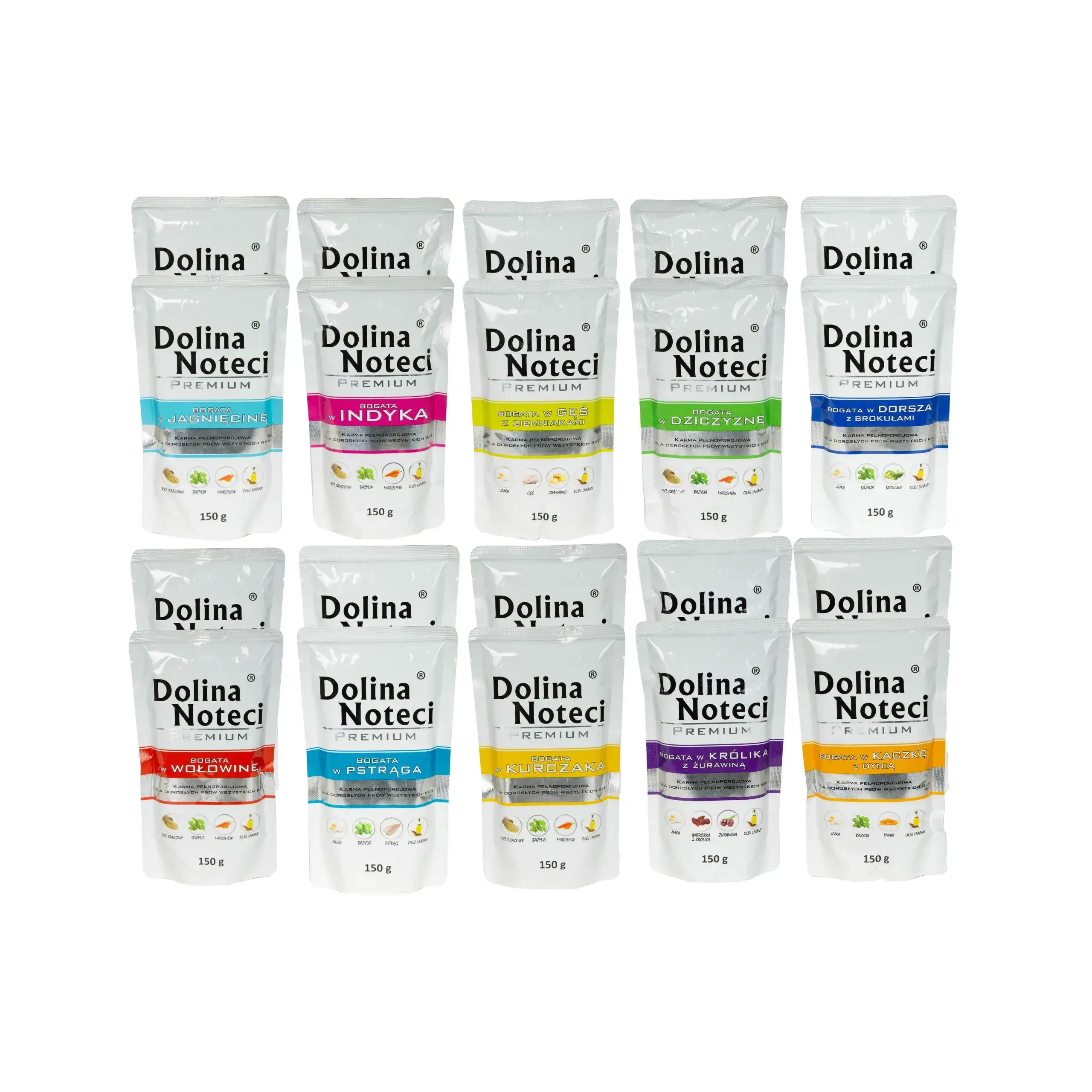 Dolina Noteci dorsz, dziczyzna z ryżem adult 150 g × 20