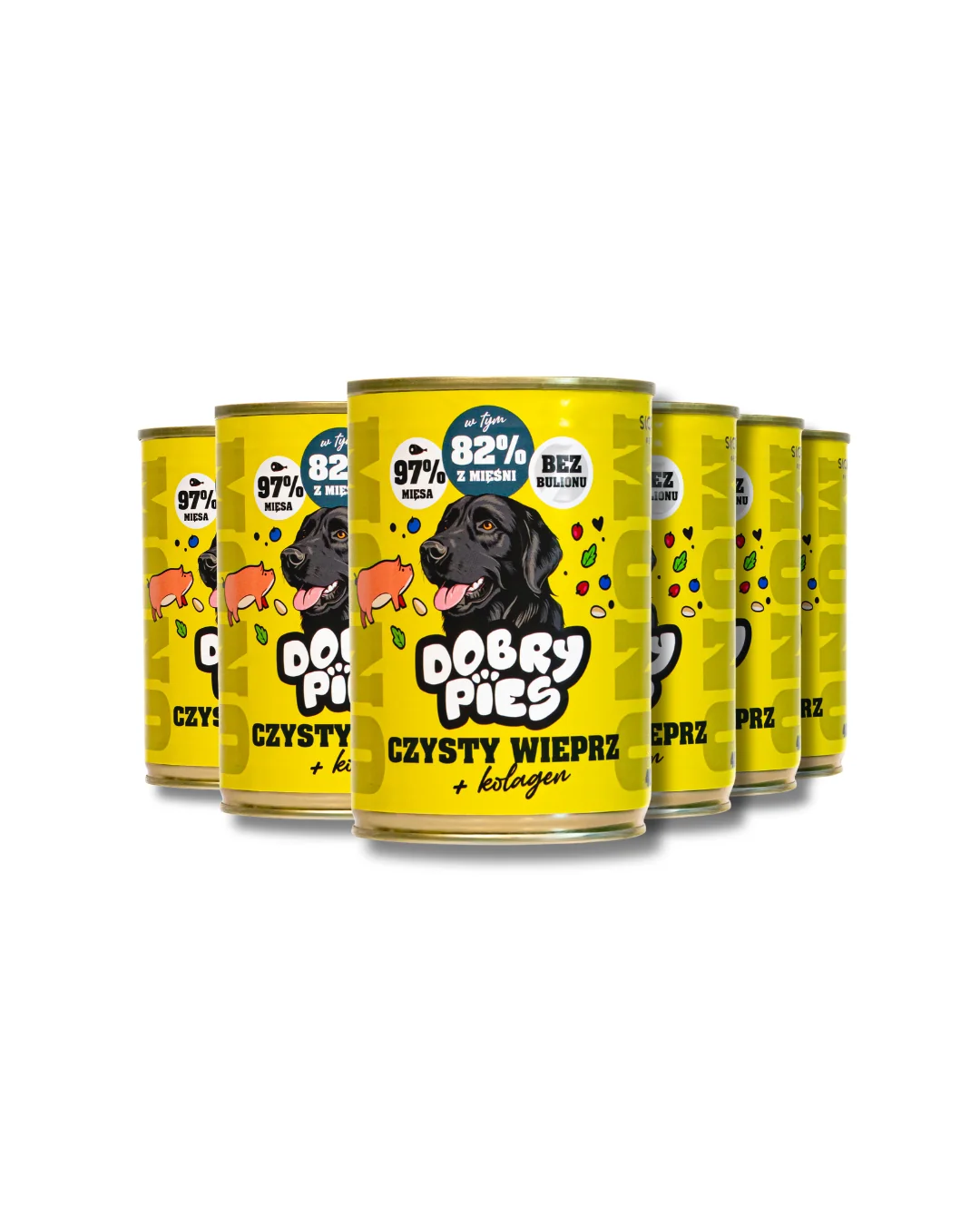 Dobry Pies wieprzowina 400 g × 12