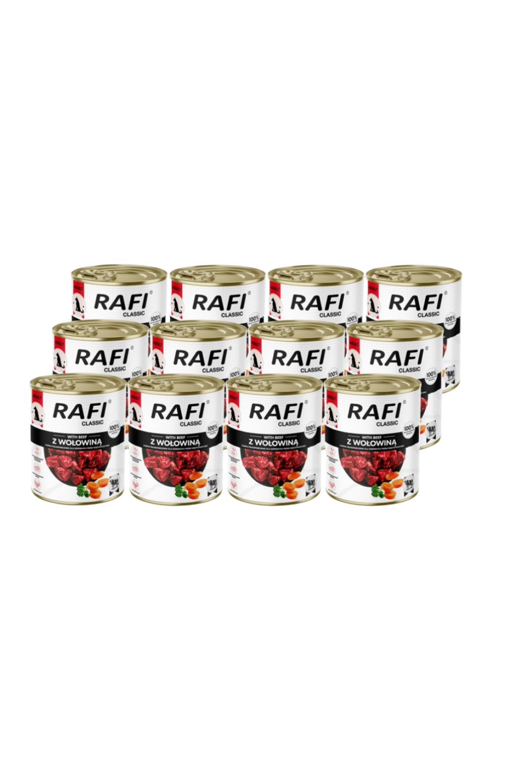 Dolina Noteci Rafi Classic wołowina 800 g × 12