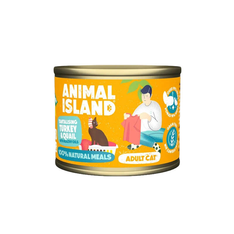Animal Island indyk, przepiórka pasztet adult 200 g