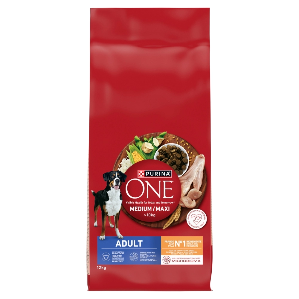 Purina ONE kurczak adult średnie i duże rasy 12 kg