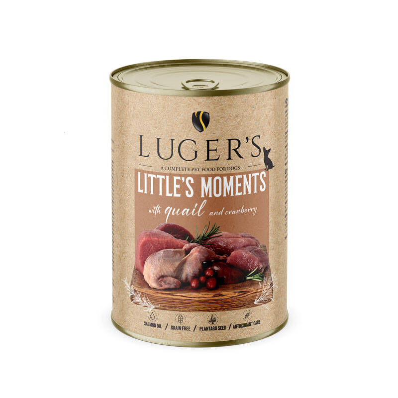 Luger's Little's Moments przepiórka małe rasy 400 g