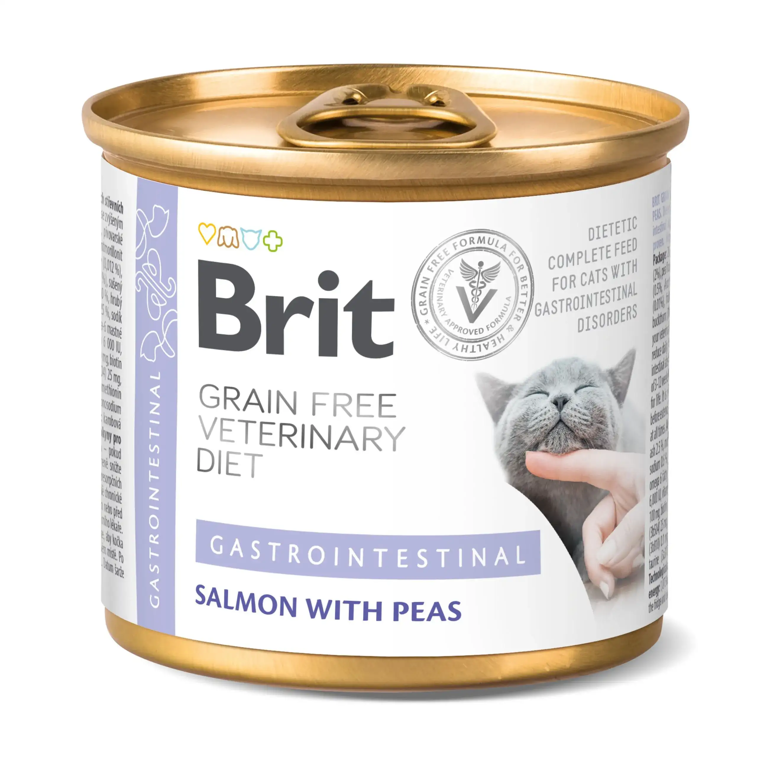 Brit Grain Free Veterinary Diet Digestive łosoś z grochem adult 200 g